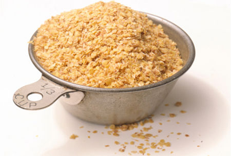 Don’t go by the size! Wheat germ is a tiny little hunk snuggled deep within the core of every single grain of wheat but its power packed with nutrition.  