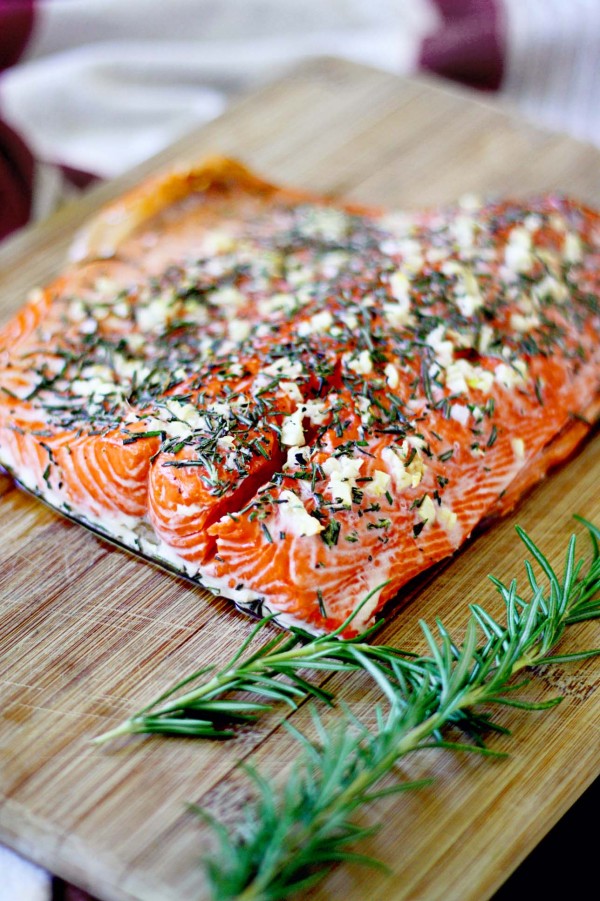 Rosemary and Garlic Salmon  Image via www.insockmonkeyslippers.com