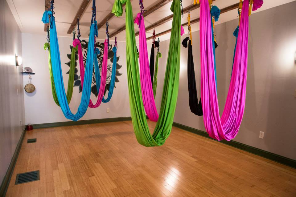 Make sure that you are taught by a certified Aerial yoga instructor and don’t try to learn this form of yoga yourself at home. It is best to join a group class. Your instructor will guide you to perform aerial poses properly, hence minimizing risk for injury.