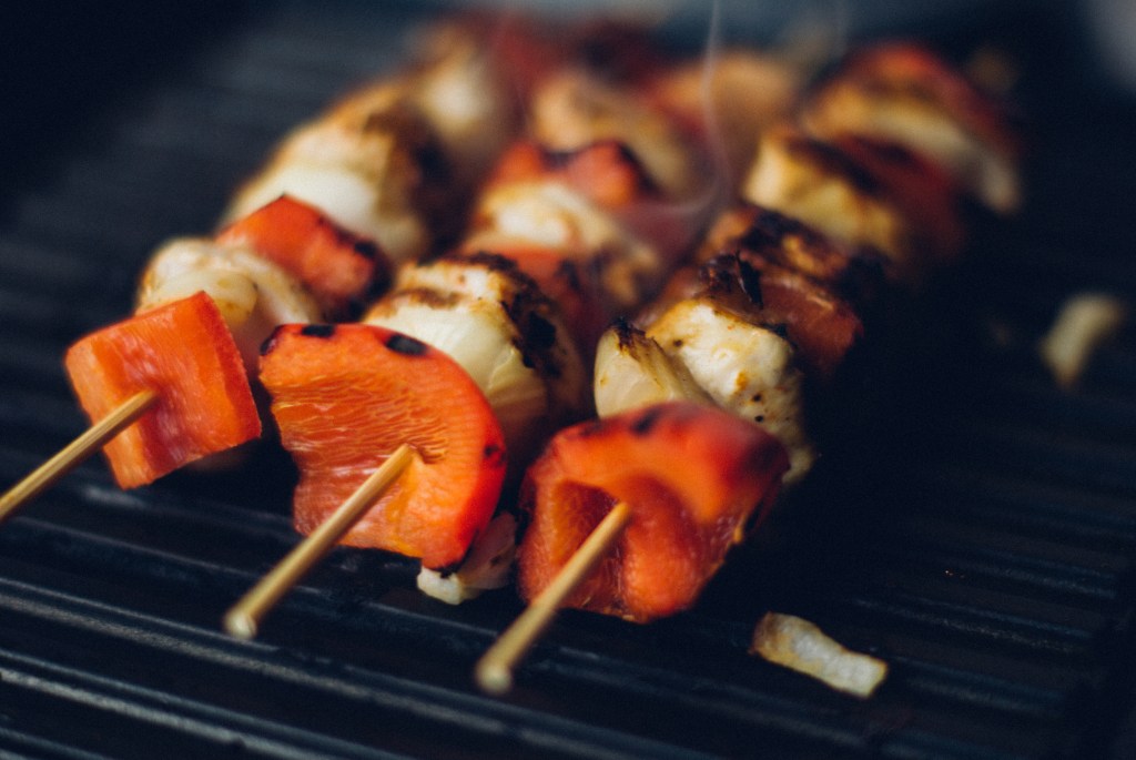 Grilled Malai Chicken on&nbsp;Skewers