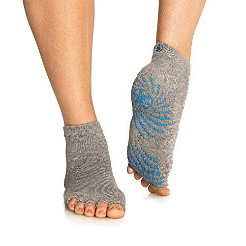 Gaiam Grippy Toeless Yoga Socks