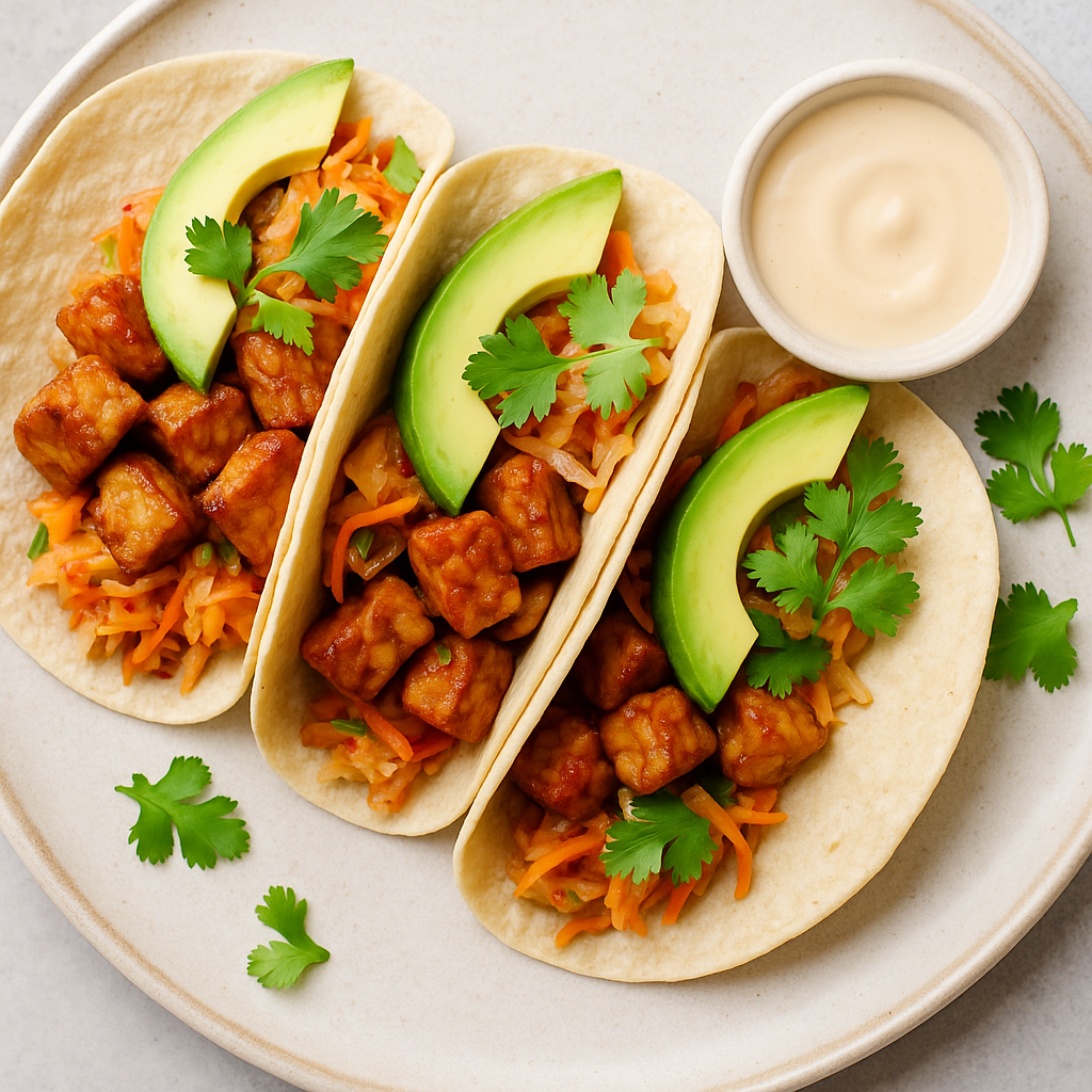 Miso Tempeh Tacos with Kimchi Slaw — The Gut-Loving Dinner I Keep Coming Back&nbsp;To